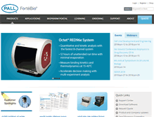 Tablet Screenshot of fortebio.com